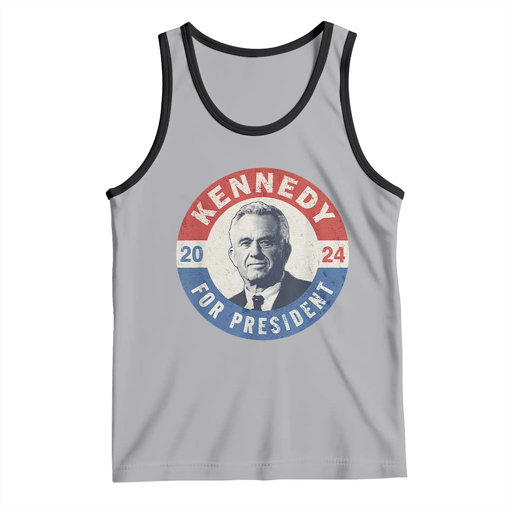 RFK Jr Kennedy 2024 Tank Top For President Vintage Button