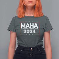 RFK Jr Kennedy 2024 T Shirt For Women MAHA Make America Healthy Again - Wonder Print Shop