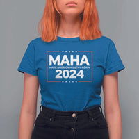 RFK Jr Kennedy 2024 T Shirt For Women MAHA Make America Healthy Again - Wonder Print Shop