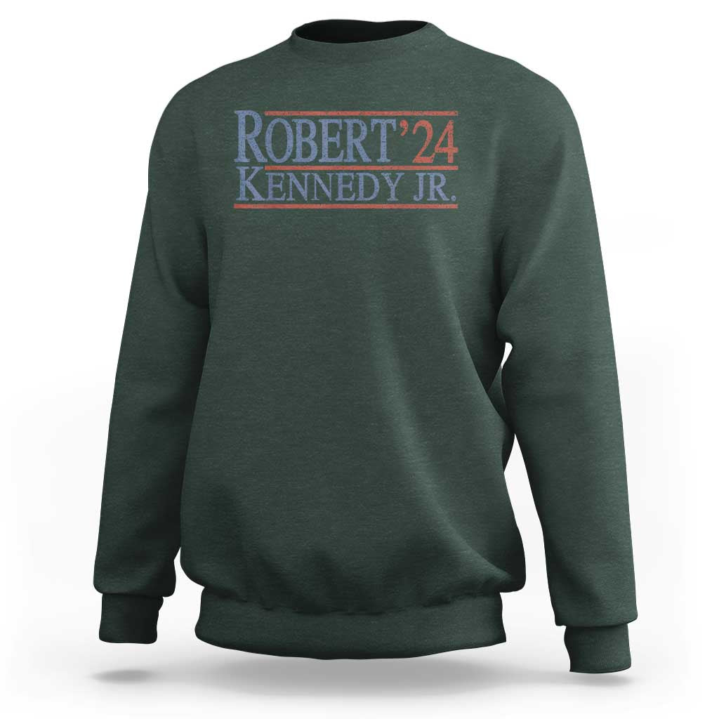 RFK Jr Kennedy 2024 Sweatshirt Distressed Robert Kennedy Jr. 24 - Wonder Print Shop