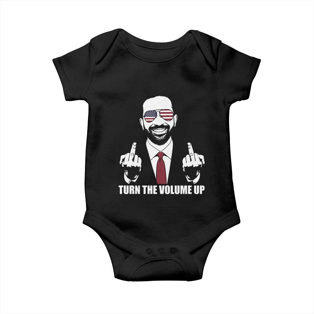 Zohran Mamdani Hope Baby Onesie Zoharan Mamdani USA Flag Funny Middle Finger - Wonder Print Shop