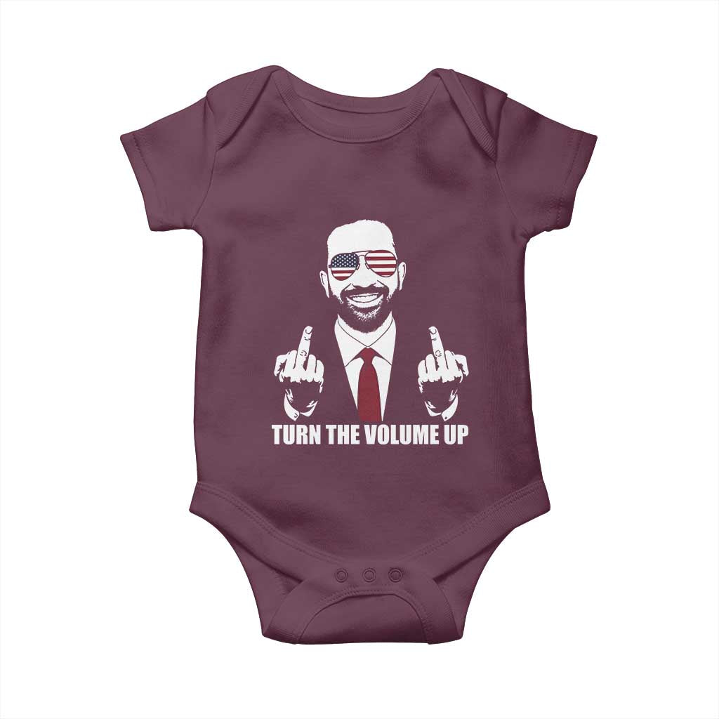 Zohran Mamdani Hope Baby Onesie Zoharan Mamdani USA Flag Funny Middle Finger - Wonder Print Shop