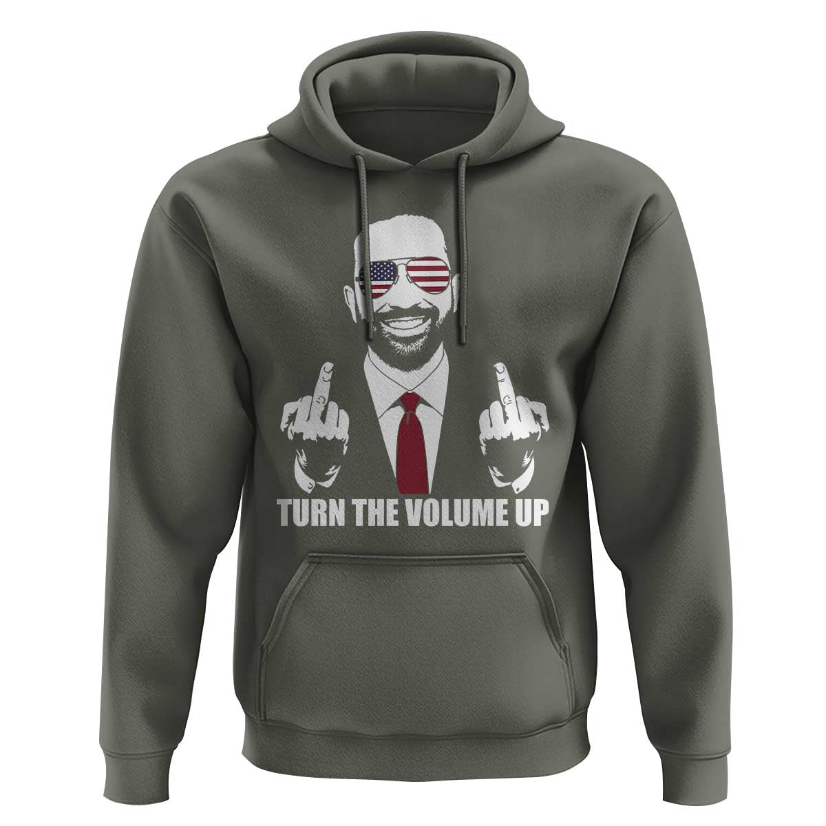 Zohran Mamdani Hope Hoodie Zoharan Mamdani USA Flag Funny Middle Finger - Wonder Print Shop