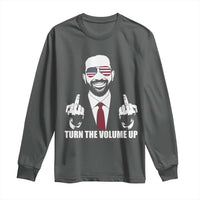 Zohran Mamdani Hope Long Sleeve Shirt Zoharan Mamdani USA Flag Funny Middle Finger - Wonder Print Shop