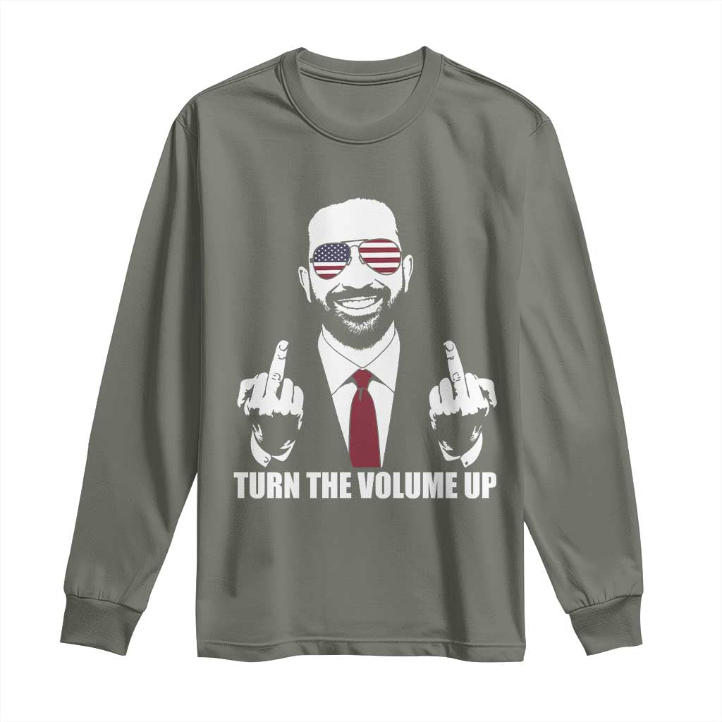 Zohran Mamdani Hope Long Sleeve Shirt Zoharan Mamdani USA Flag Funny Middle Finger - Wonder Print Shop