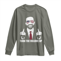Zohran Mamdani Hope Long Sleeve Shirt Zoharan Mamdani USA Flag Funny Middle Finger - Wonder Print Shop