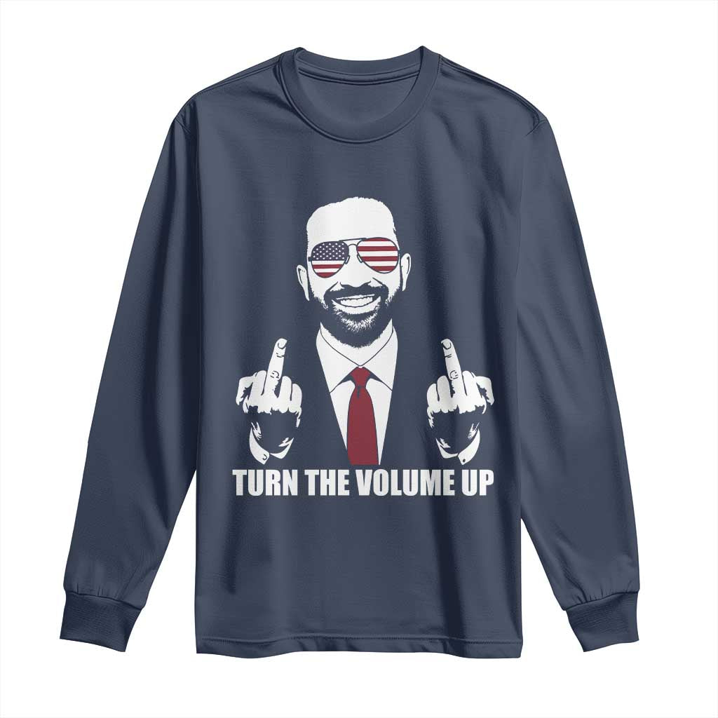 Zohran Mamdani Hope Long Sleeve Shirt Zoharan Mamdani USA Flag Funny Middle Finger - Wonder Print Shop