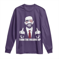 Zohran Mamdani Hope Long Sleeve Shirt Zoharan Mamdani USA Flag Funny Middle Finger - Wonder Print Shop