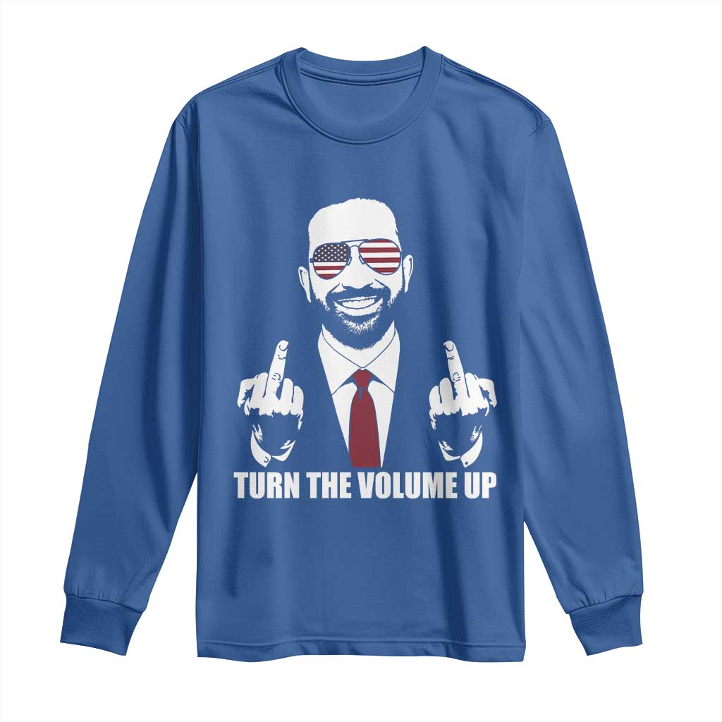 Zohran Mamdani Hope Long Sleeve Shirt Zoharan Mamdani USA Flag Funny Middle Finger - Wonder Print Shop