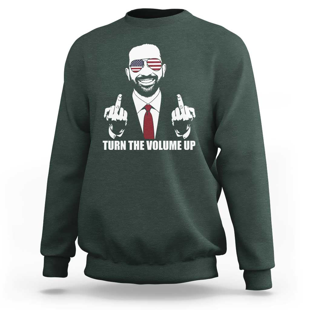 Zohran Mamdani Hope Sweatshirt Zoharan Mamdani USA Flag Funny Middle Finger - Wonder Print Shop