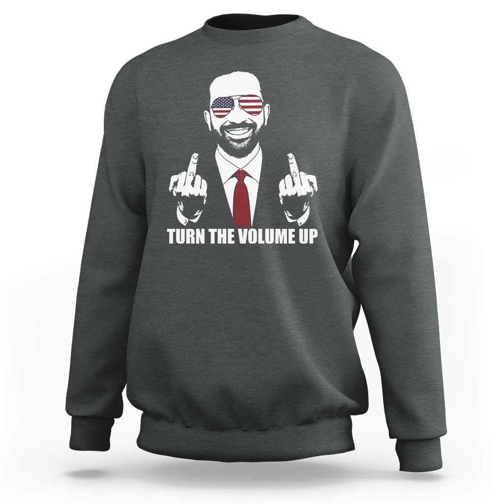 Zohran Mamdani Hope Sweatshirt Zoharan Mamdani USA Flag Funny Middle Finger - Wonder Print Shop