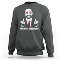 Zohran Mamdani Hope Sweatshirt Zoharan Mamdani USA Flag Funny Middle Finger - Wonder Print Shop