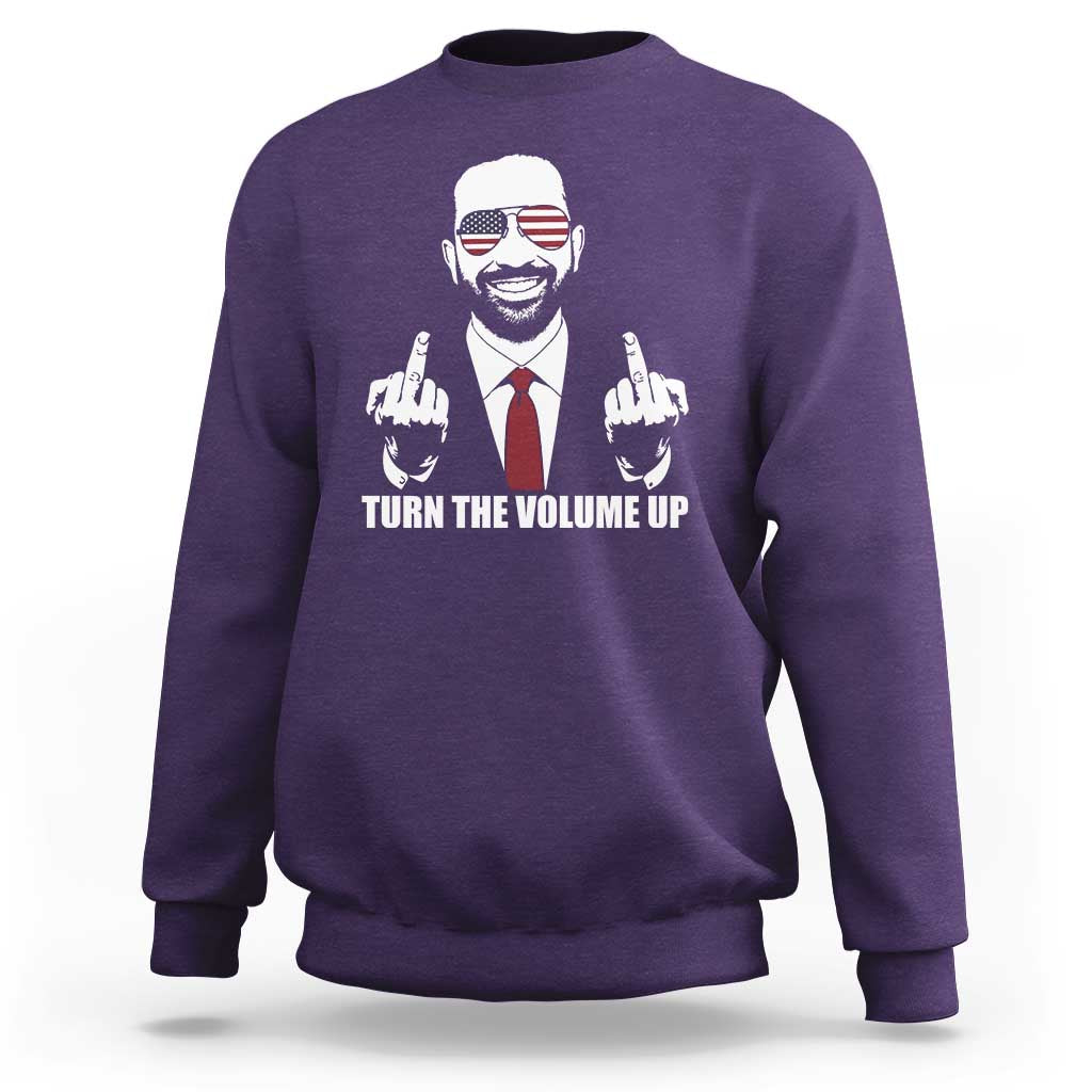 Zohran Mamdani Hope Sweatshirt Zoharan Mamdani USA Flag Funny Middle Finger - Wonder Print Shop