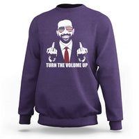 Zohran Mamdani Hope Sweatshirt Zoharan Mamdani USA Flag Funny Middle Finger - Wonder Print Shop