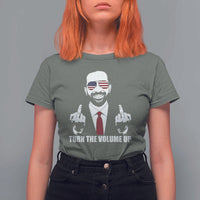 Zohran Mamdani Hope T Shirt For Women Zoharan Mamdani USA Flag Funny Middle Finger - Wonder Print Shop