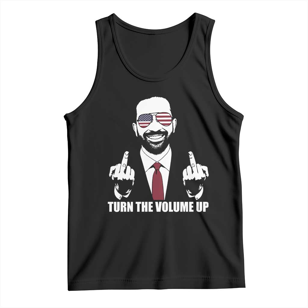 Zohran Mamdani Hope Tank Top Zoharan Mamdani USA Flag Funny Middle Finger - Wonder Print Shop