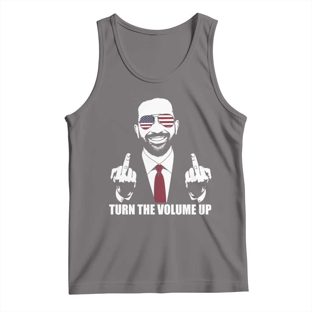 Zohran Mamdani Hope Tank Top Zoharan Mamdani USA Flag Funny Middle Finger - Wonder Print Shop
