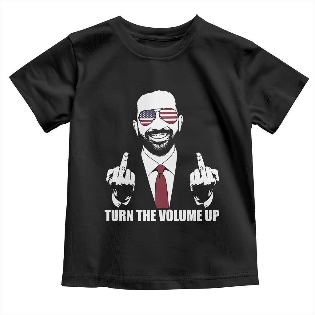 Zohran Mamdani Hope Toddler T Shirt Zoharan Mamdani USA Flag Funny Middle Finger - Wonder Print Shop