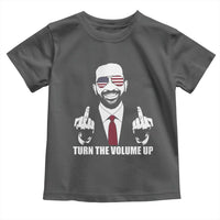 Zohran Mamdani Hope Toddler T Shirt Zoharan Mamdani USA Flag Funny Middle Finger - Wonder Print Shop