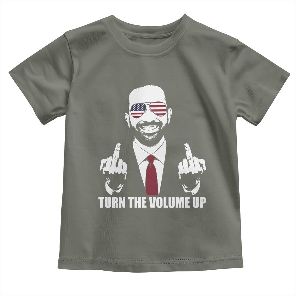 Zohran Mamdani Hope Toddler T Shirt Zoharan Mamdani USA Flag Funny Middle Finger - Wonder Print Shop