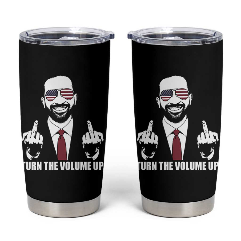 Zohran Mamdani Hope Tumbler Cup Zoharan Mamdani USA Flag Funny Middle Finger - Wonder Print Shop