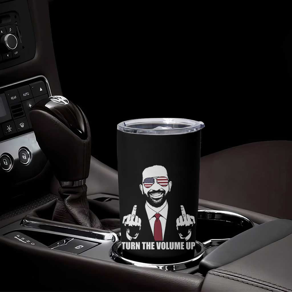 Zohran Mamdani Hope Tumbler Cup Zoharan Mamdani USA Flag Funny Middle Finger - Wonder Print Shop