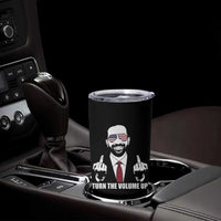 Zohran Mamdani Hope Tumbler Cup Zoharan Mamdani USA Flag Funny Middle Finger - Wonder Print Shop