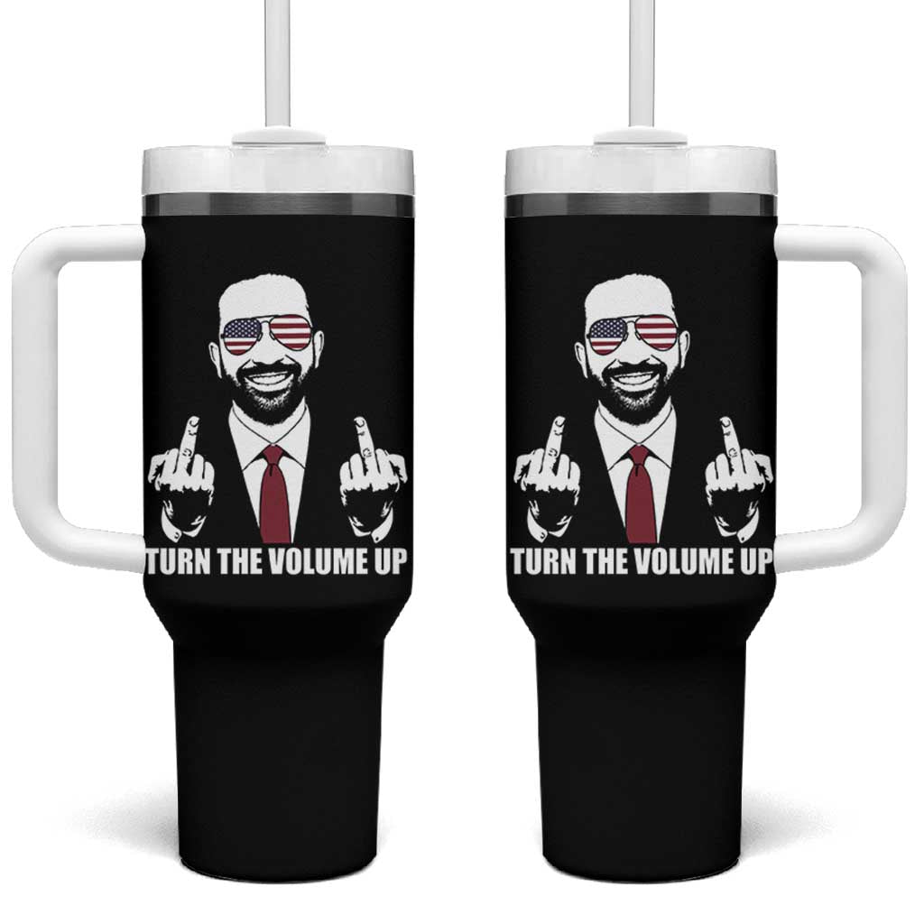 Zohran Mamdani Hope Tumbler With Handle Zoharan Mamdani USA Flag Funny Middle Finger - Wonder Print Shop