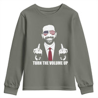 Zohran Mamdani Hope Youth Sweatshirt Zoharan Mamdani USA Flag Funny Middle Finger - Wonder Print Shop