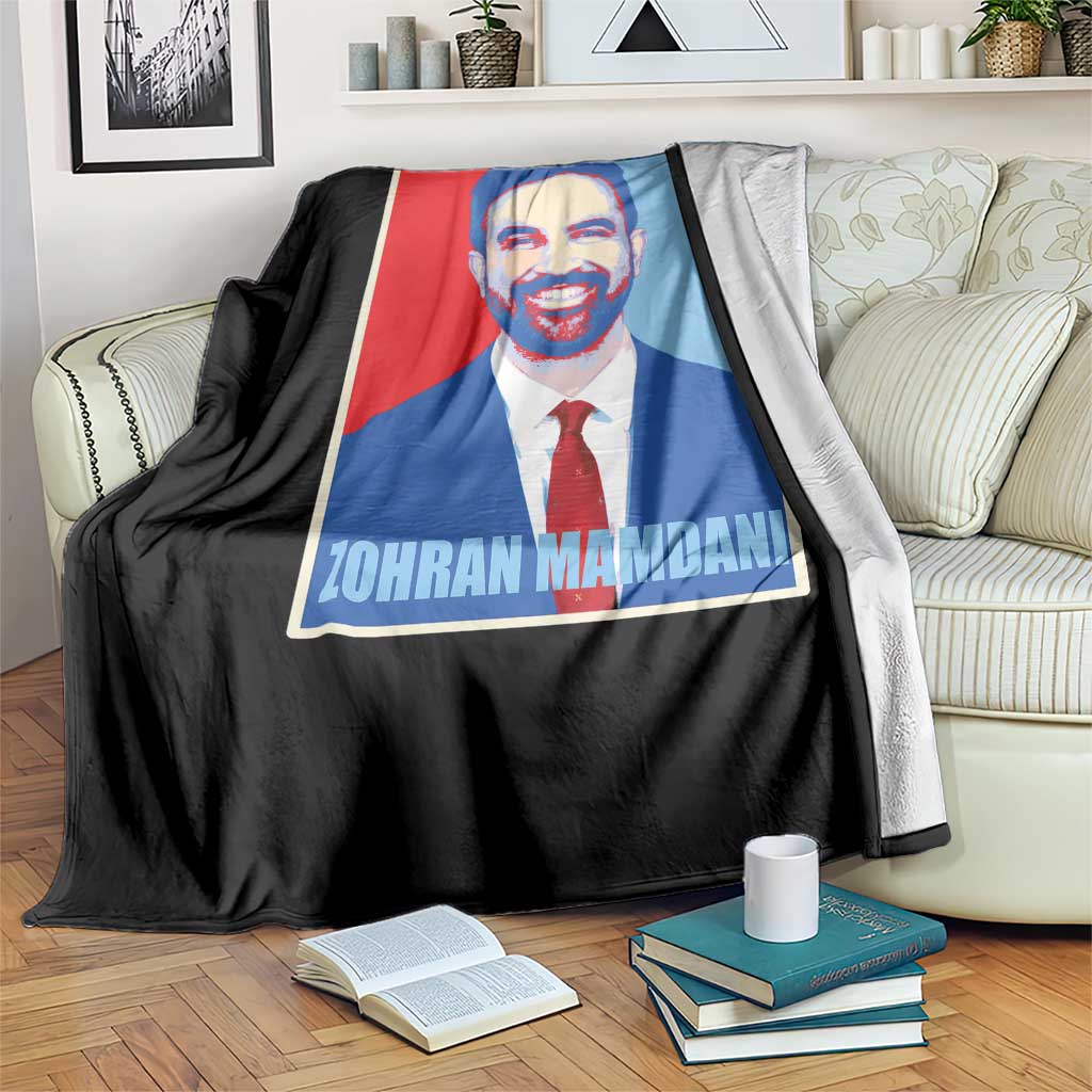 Zohran Madamni Throw Blanket for New York Mayor - Wonder Print Shop