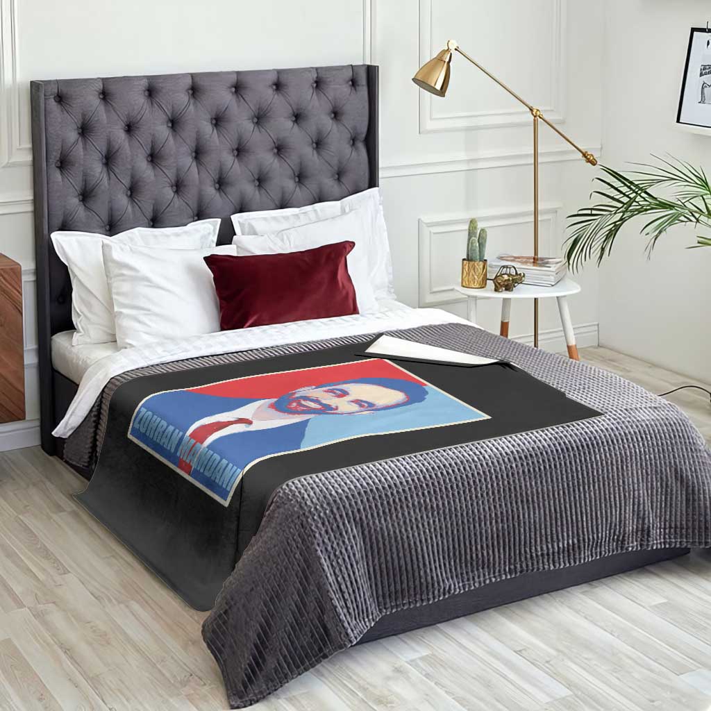 Zohran Madamni Throw Blanket for New York Mayor - Wonder Print Shop