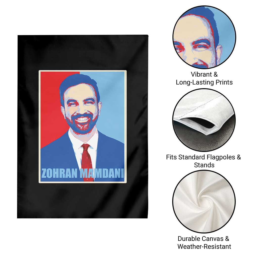 Zohran Madamni Garden Flag for New York Mayor - Wonder Print Shop