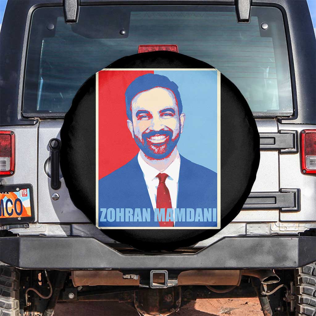 Zohran Madamni Spare Tire Cover for New York Mayor - Wonder Print Shop