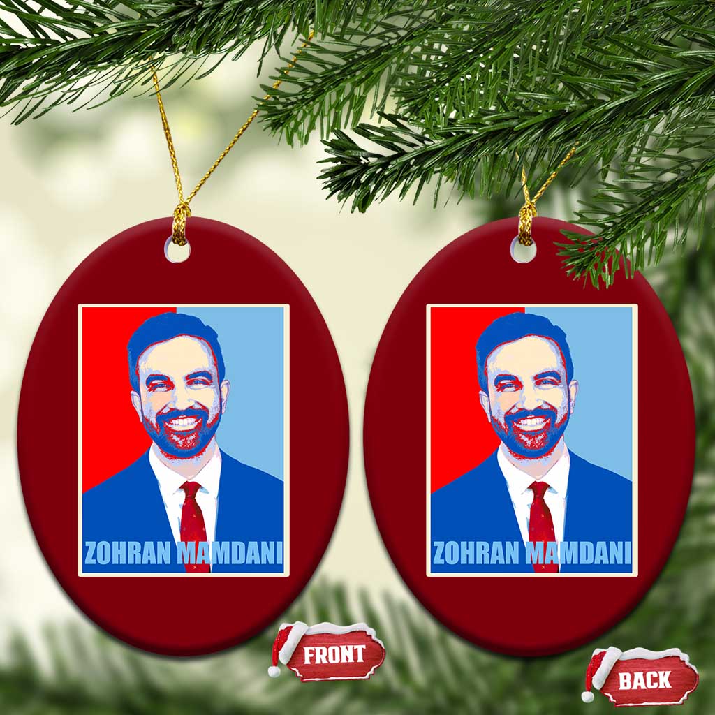 Zohran Madamni Ceramic Ornament for New York Mayor - Wonder Print Shop