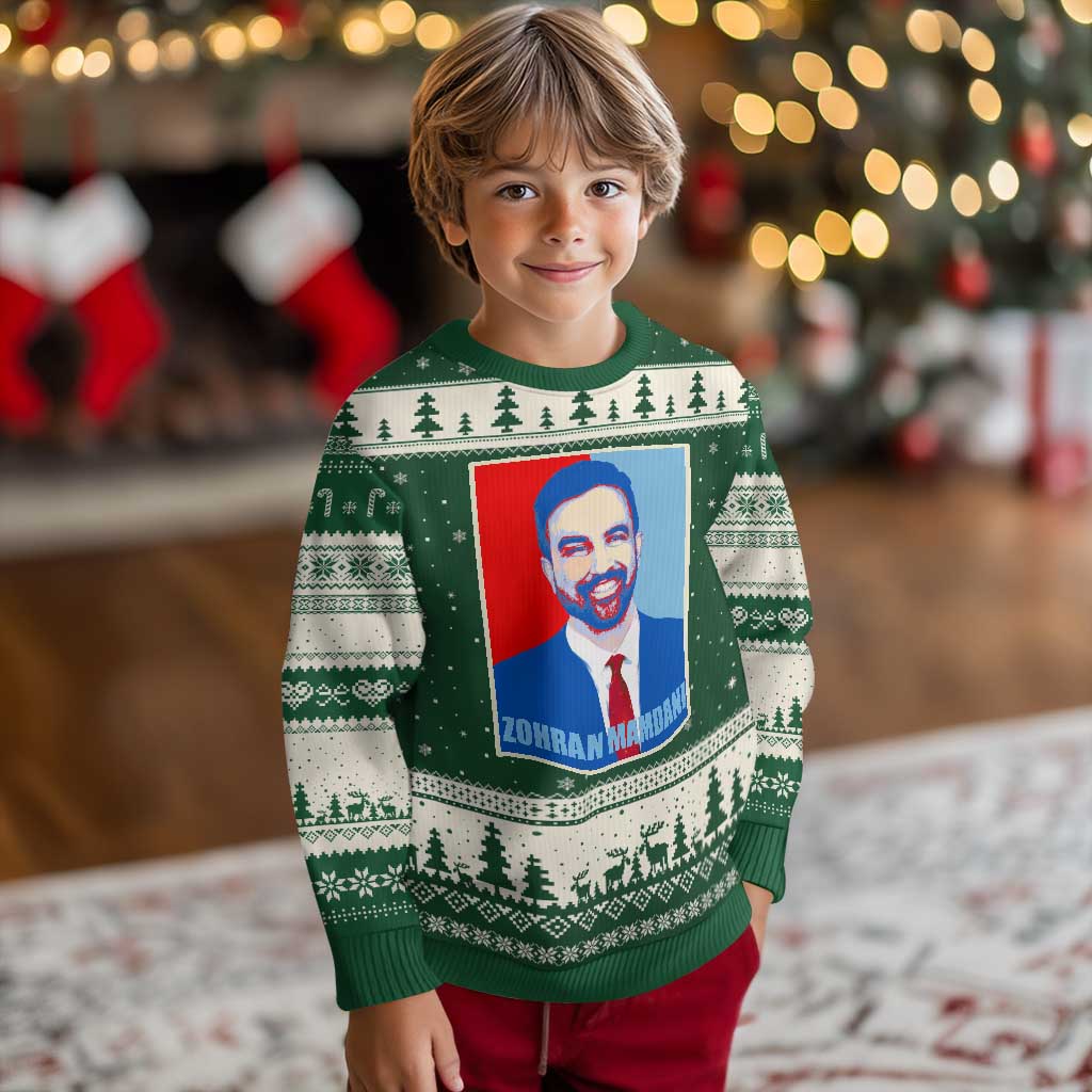 Zohran Madamni Ugly Christmas Sweater for New York Mayor - Wonder Print Shop