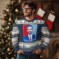 Zohran Madamni Ugly Christmas Sweater for New York Mayor - Wonder Print Shop