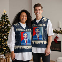 Zohran Madamni V-Neck Knit Sweater Vest for New York Mayor - Wonder Print Shop