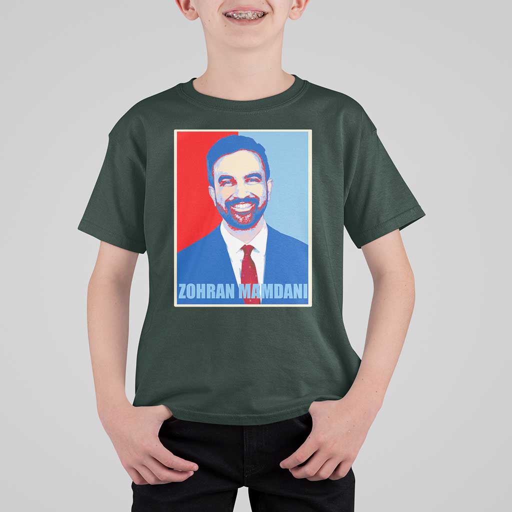 Zohran Madamni T Shirt For Kid for New York Mayor - Wonder Print Shop