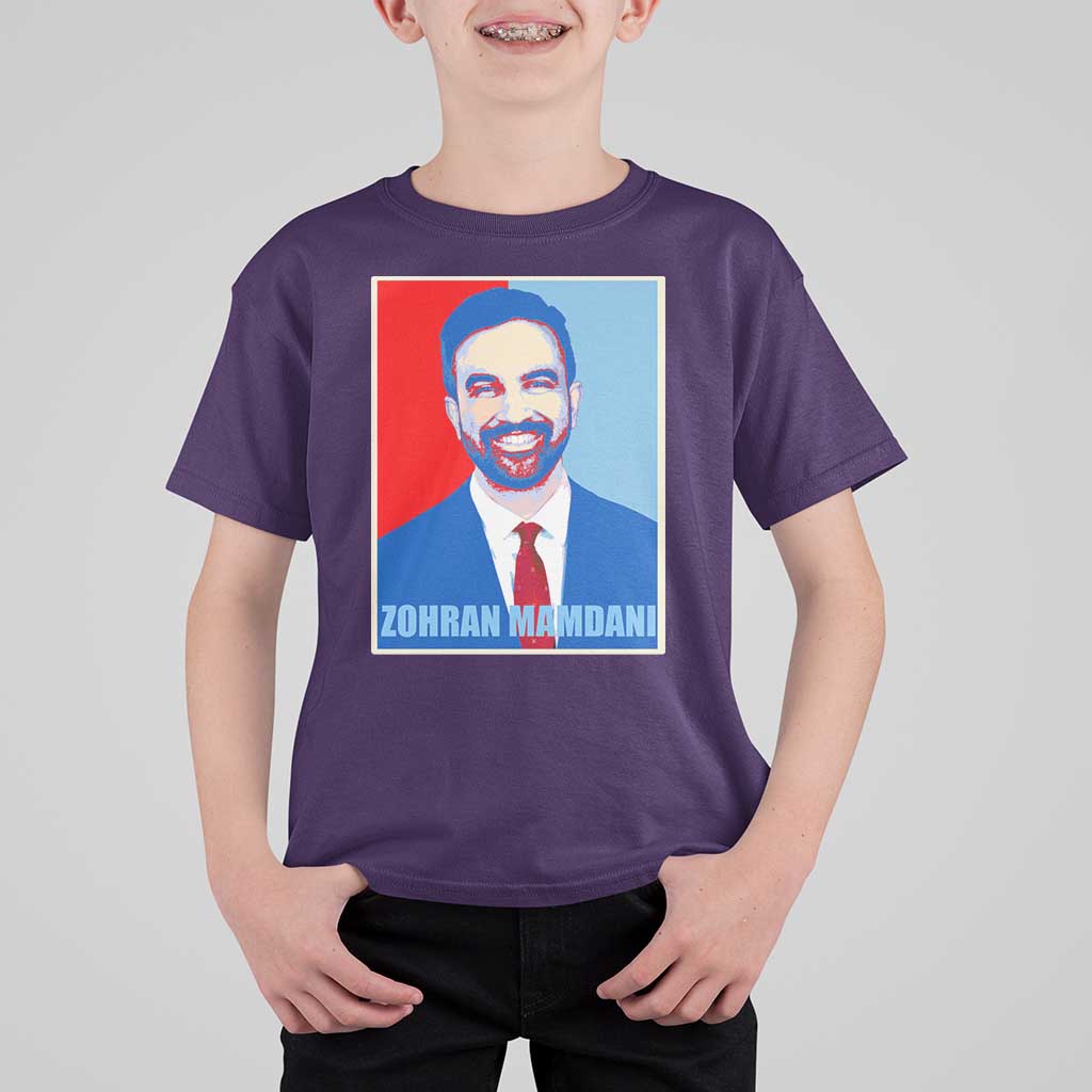 Zohran Madamni T Shirt For Kid for New York Mayor - Wonder Print Shop