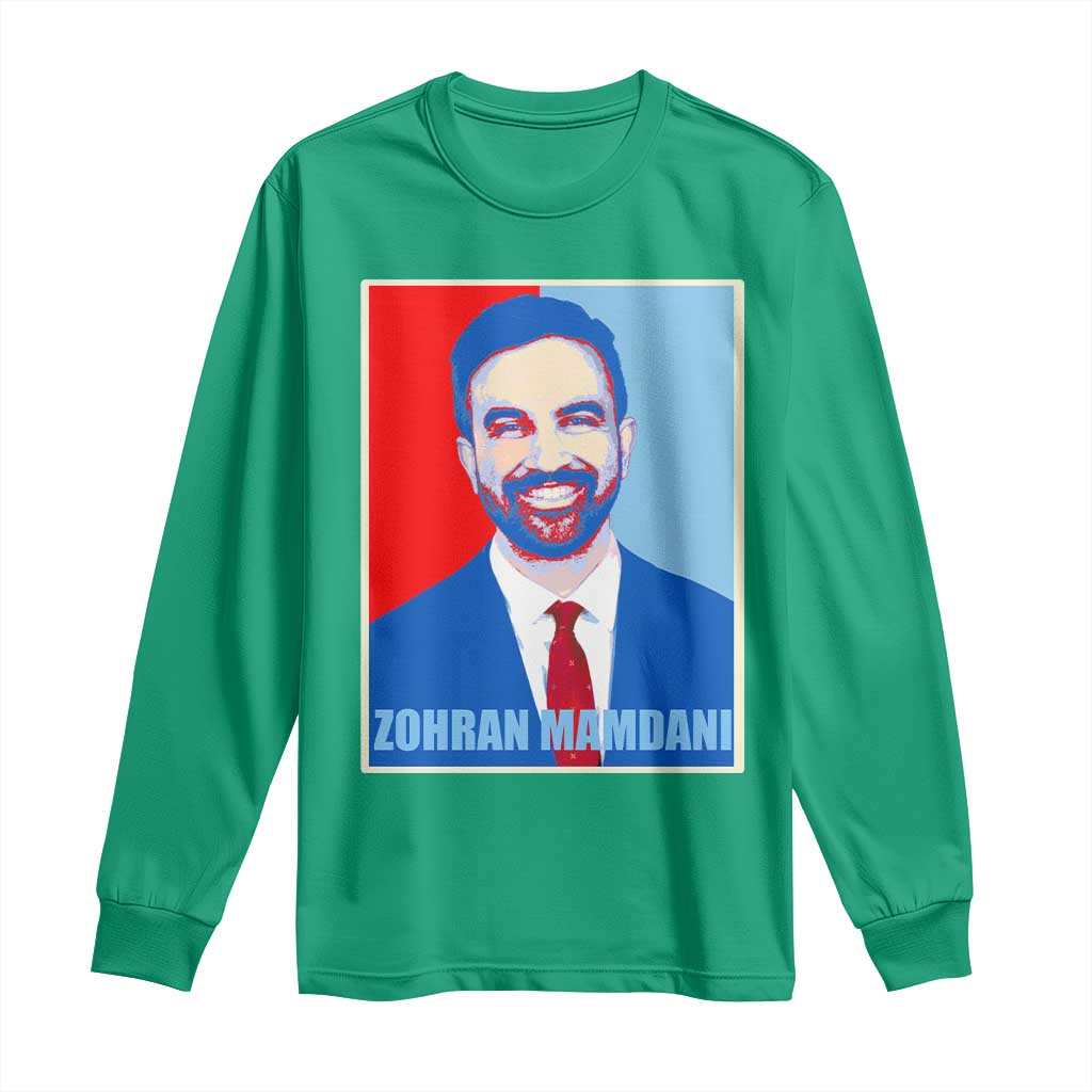 Zohran Madamni Long Sleeve Shirt for New York Mayor - Wonder Print Shop