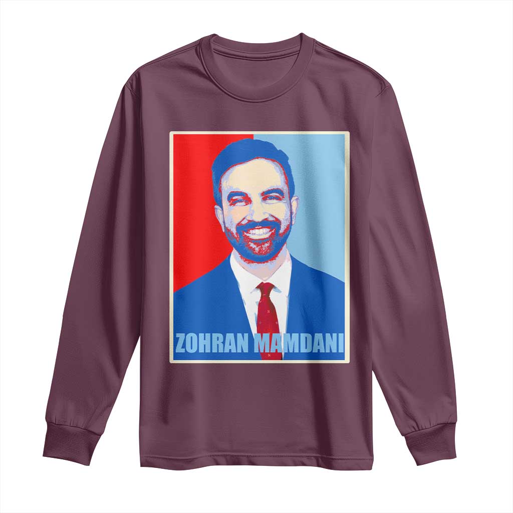 Zohran Madamni Long Sleeve Shirt for New York Mayor - Wonder Print Shop