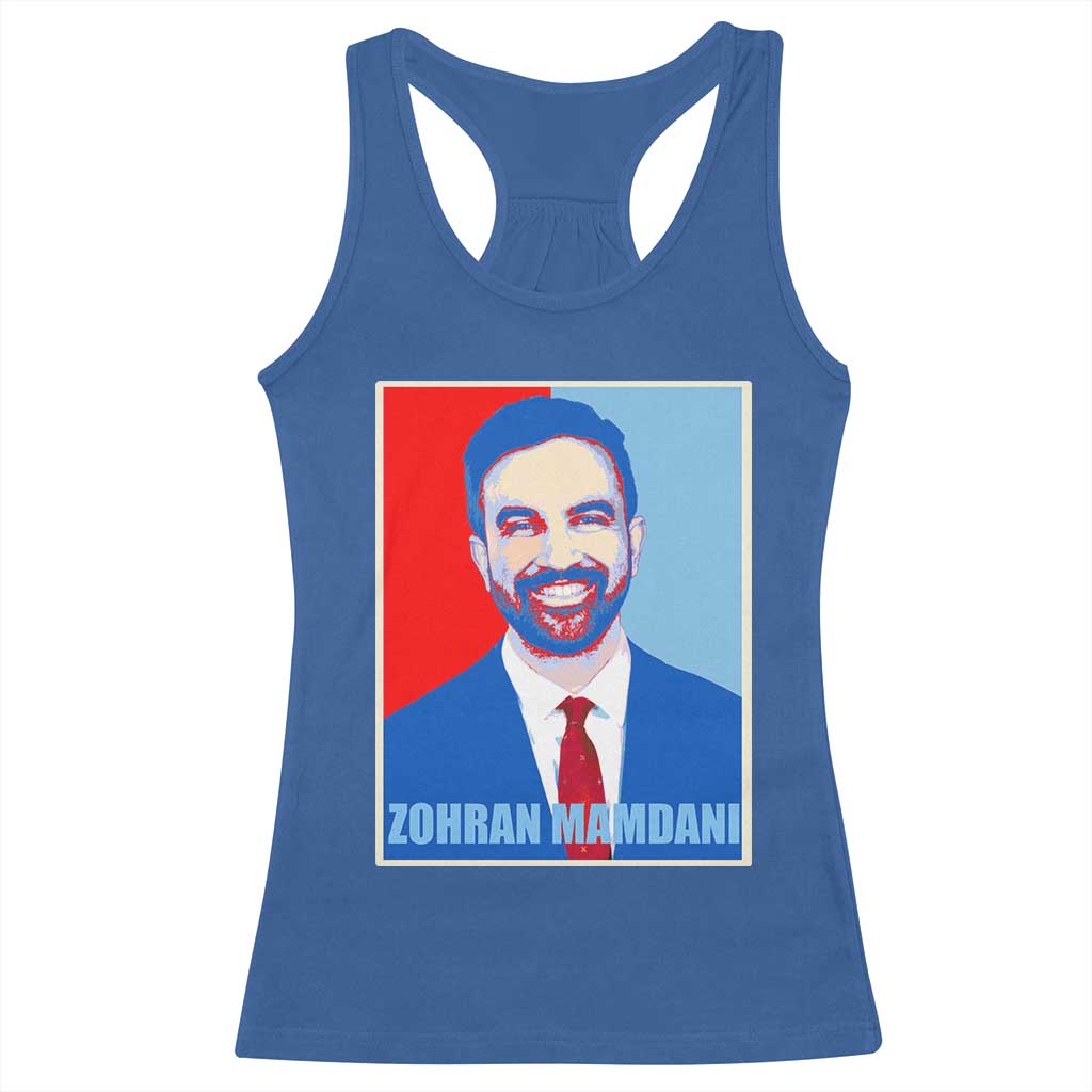 Zohran Madamni Racerback Tank Top for New York Mayor - Wonder Print Shop
