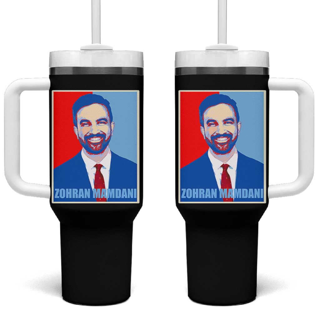 Zohran Madamni Tumbler With Handle for New York Mayor - Wonder Print Shop