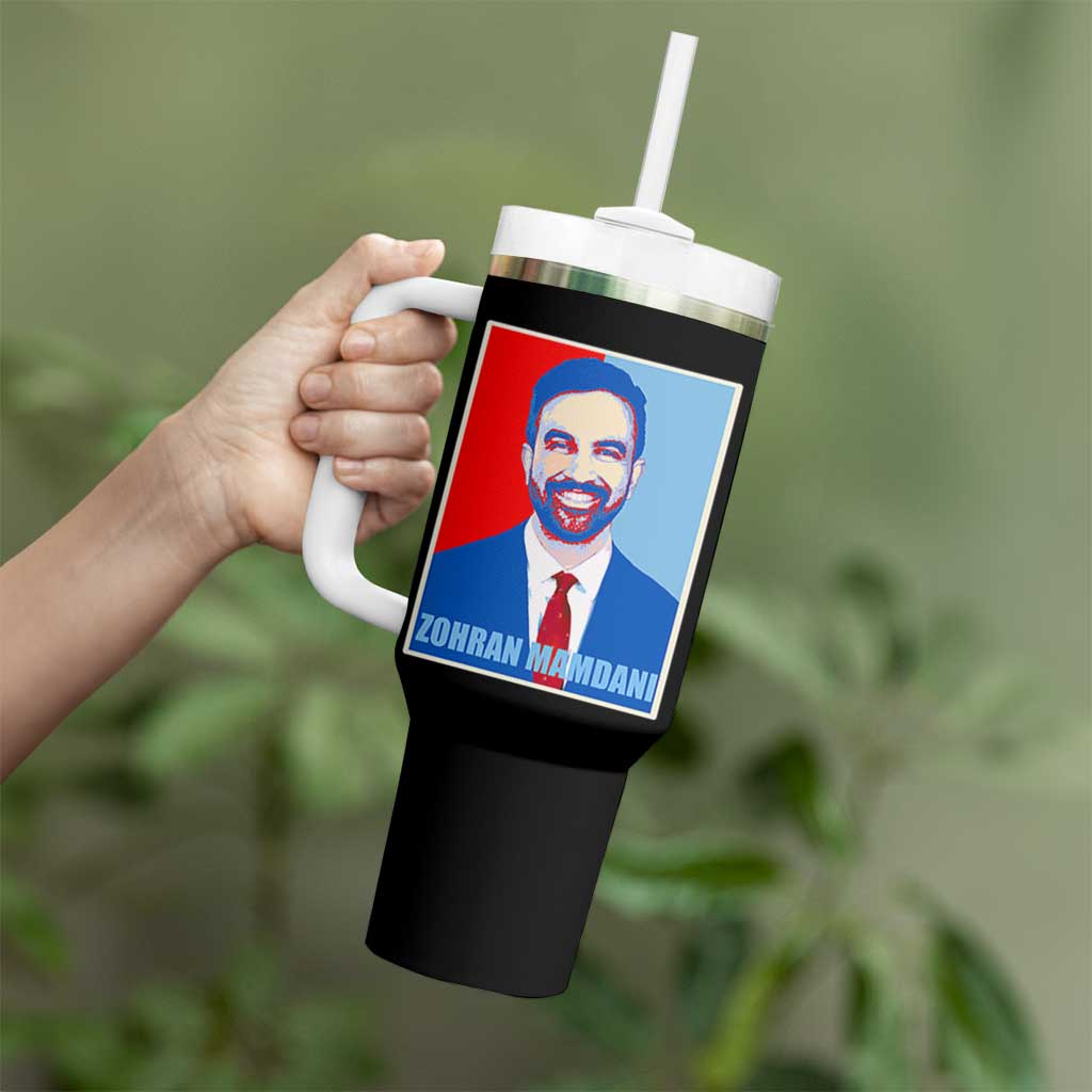 Zohran Madamni Tumbler With Handle for New York Mayor - Wonder Print Shop