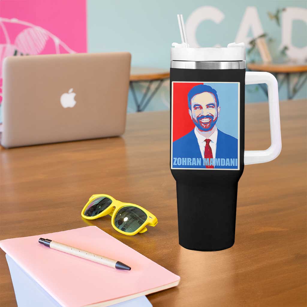 Zohran Madamni Tumbler With Handle for New York Mayor - Wonder Print Shop