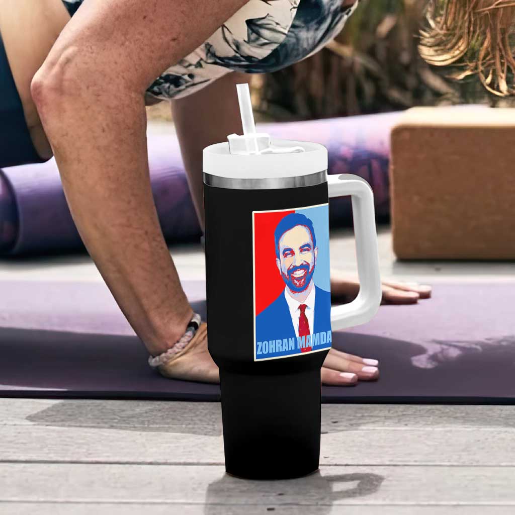 Zohran Madamni Tumbler With Handle for New York Mayor - Wonder Print Shop