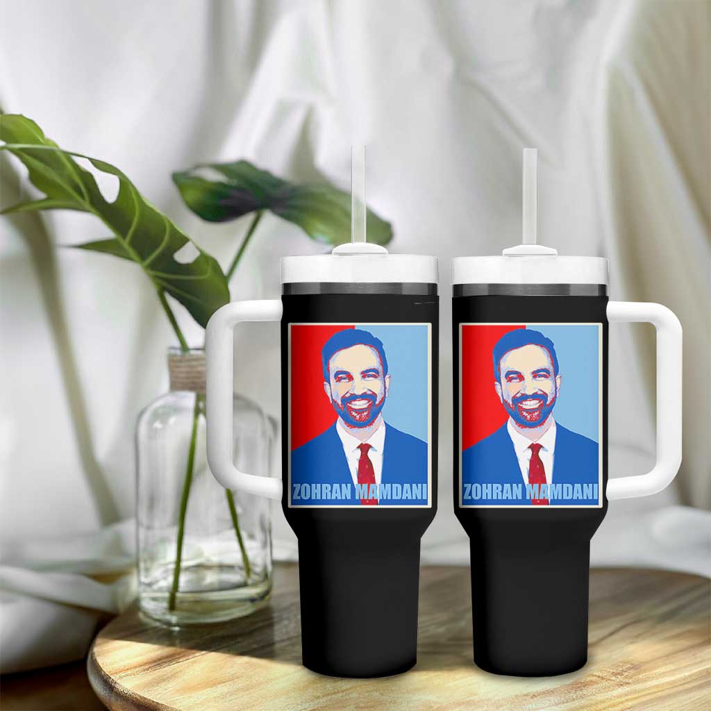 Zohran Madamni Tumbler With Handle for New York Mayor - Wonder Print Shop