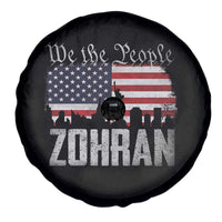 Zohran Mamdani Groovy Flowers Spare Tire Cover Retro Style TS02