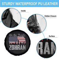 Zohran Mamdani Groovy Flowers Spare Tire Cover Retro Style TS02