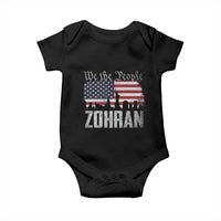 Zohran Mamdani Groovy Flowers Baby Onesie Retro Style TS02